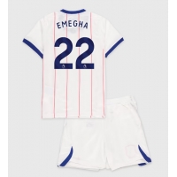 Chelsea Emmanuel Emegha #22 Tredje Tröja Barn 2026-27 Kortärmad (+ Korta byxor)